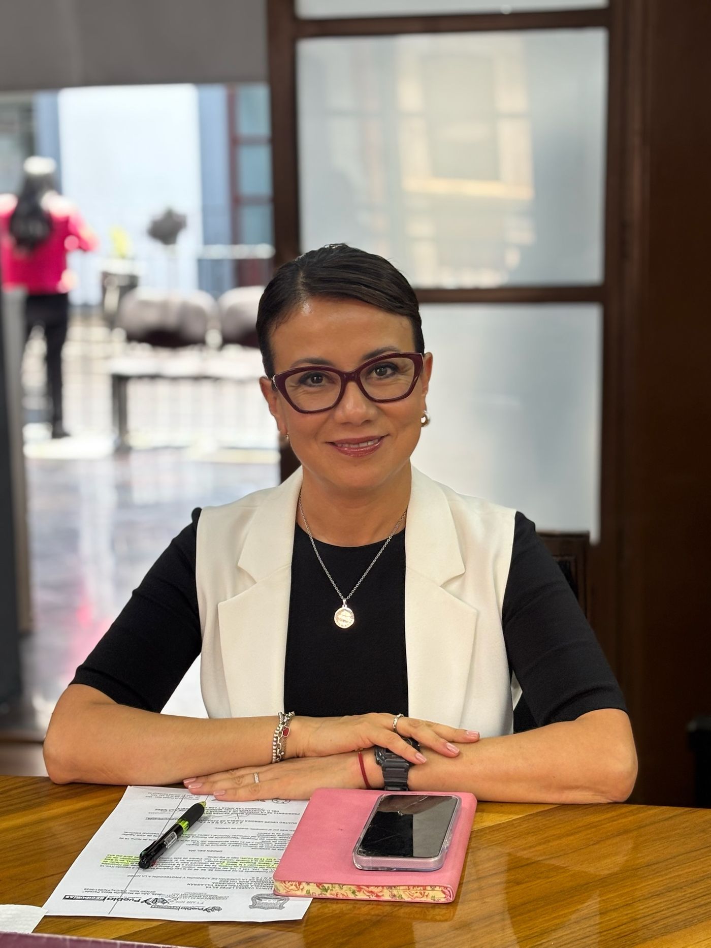 Georgina Ruiz Toledo en su despacho